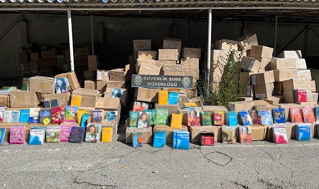 30 milyon liralık bandrolsüz korsan kitap ele geçirildi
