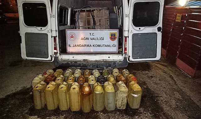 504 litre kaçak yakıt ele geçirildi