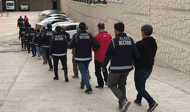 8 ilde 'Kıskaç' operasyonu: 14 tutuklama