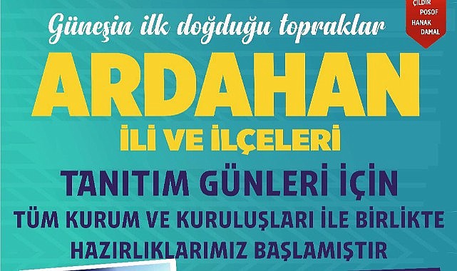 Ardahan tanıtım günleri Ankara’da