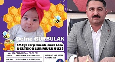 Başkan Asim Özer, Defne bebek için yardım çağrısında bulundu