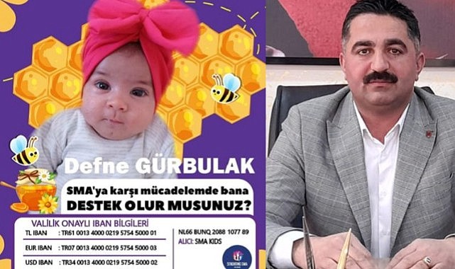 Başkan Asim Özer, Defne bebek için yardım çağrısında bulundu