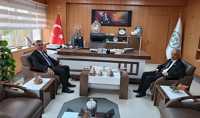 Başkan Gültekin, müdür Kotan’la görüştü