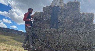Çiftçi balyaları satmaya başladı