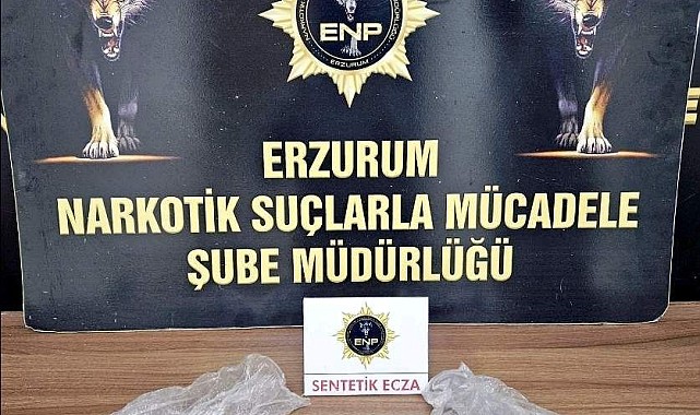 Erzurum'da uyuşturucu operasyonu