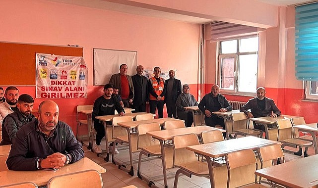 Galericiler için mesleki yeterlilik sınavı yapıldı