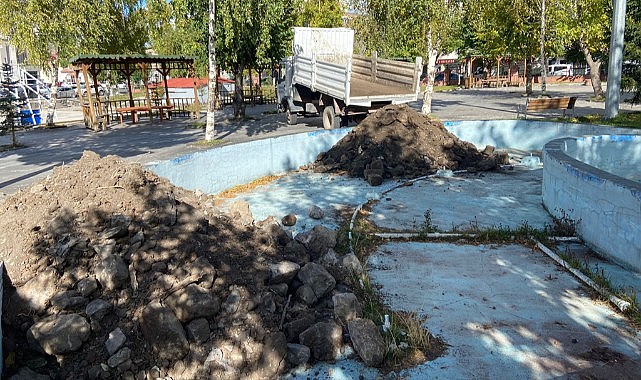 Havuz çocuk oyun parkına dönüştürülüyor
