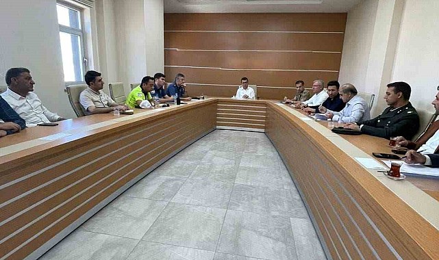Kağızman'da güvenlik toplantısı yapıldı