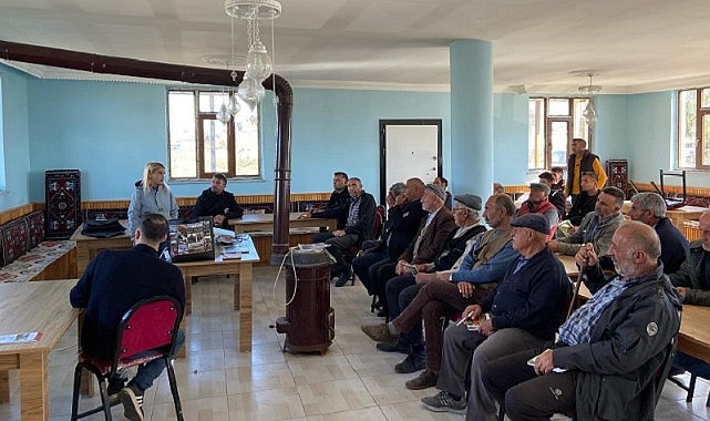 Köylülere tarım dersi verildi