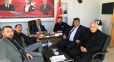 MHP’liler yerel seçim toplantısı için bir araya geldi