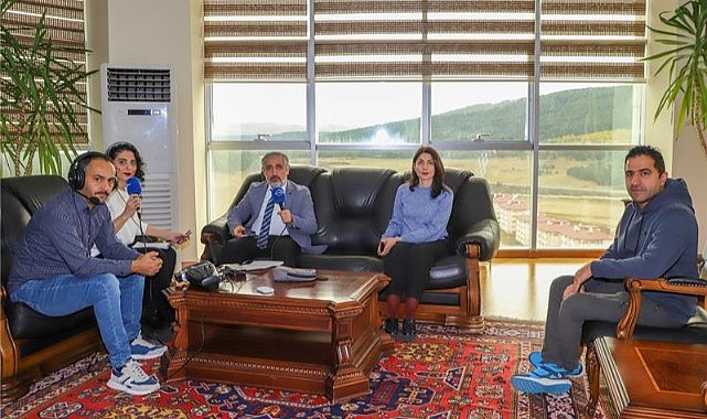 Rektör Biber, TRT Erzurum Radyosu’na Konuk oldu