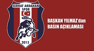 Serhat Ardahanspor Başkanı Yılmaz; “Destek olmuyorsunuz köstekte olmayın”