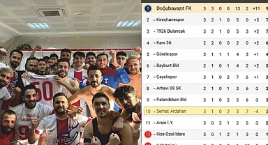 Serhat Ardahanspor ilk galibiyetini aldı