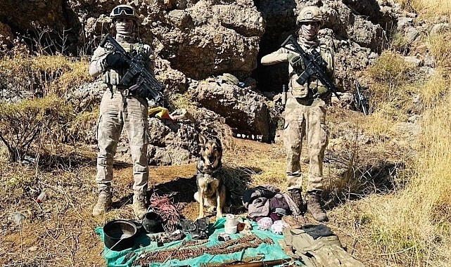 Terör operasyonu: Silah, mühimmat ve uyuşturucu ele geçirildi