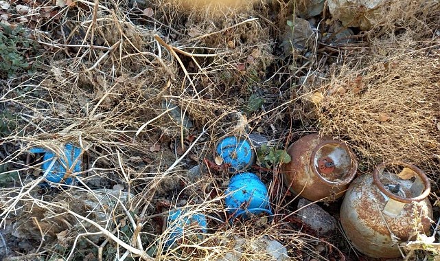 Teröristlere ait malzemeler ele geçirildi