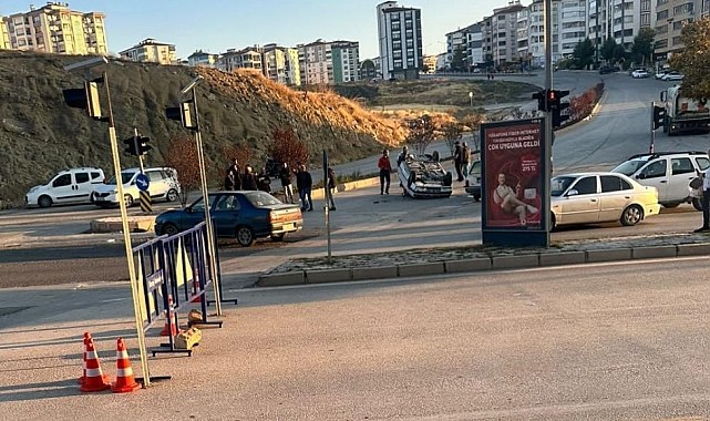 Trafik kazası: 1 yaralı