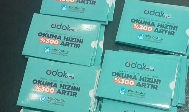 Ülkü Ocakları öğrencilere “hızlı okuma” seti dağıtıyor