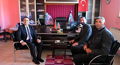 Vali Çiçek, Birlik Başkanı Gürbüz'e iade-i ziyarette bulundu