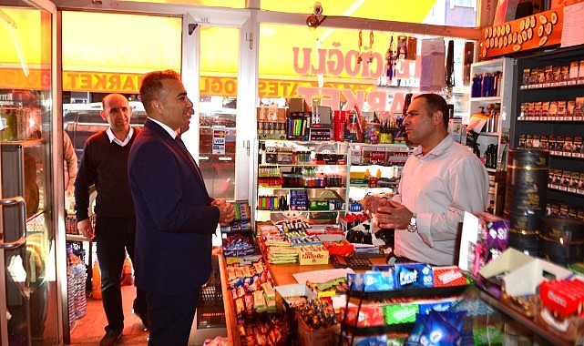 Vali Çiçek’ten esnaf ziyareti