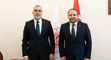 Vekil Koç, Çalışma Bakanı Işıkhan ile görüştü