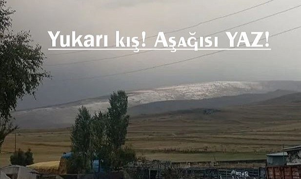 Yukarısı kış, aşağısı yaz!