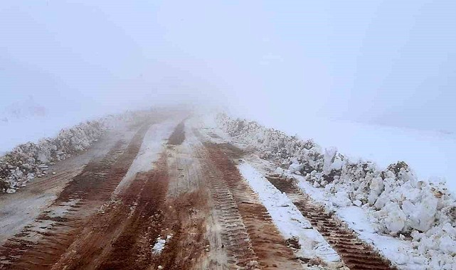 2 bin 500 rakımlı tepe beyaza büründü