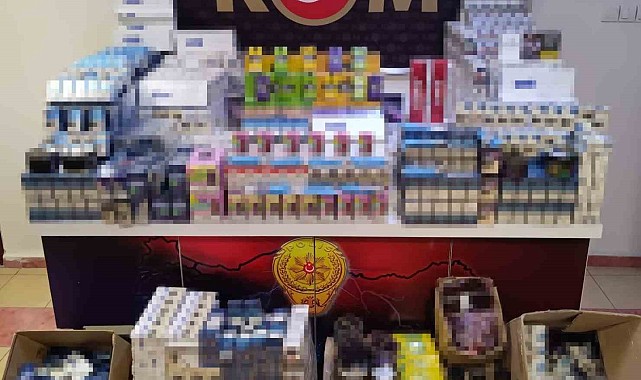 4 bin 884 adet kaçak sigara ele geçirildi