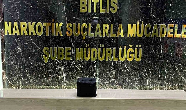 Ahlat'ta uyuşturucu operasyonu