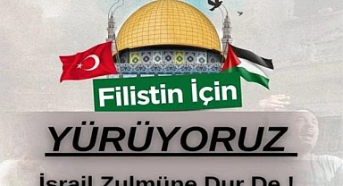 AK gençler Gazze için yürüyecek