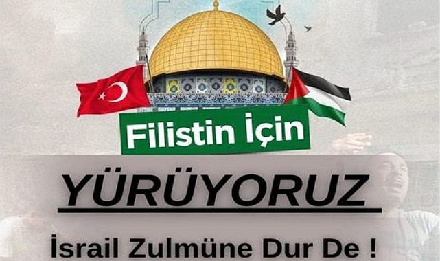 AK gençler Gazze için yürüyecek