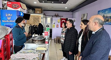 AK Parti Merkez ilçe teşkilatı, esnaf ziyaretine çıktı