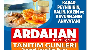 Ankara’da Ardahan tanıtım günleri başlıyor