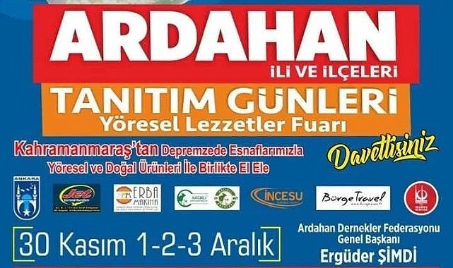 Ardahan, Ankara'da tanıtılıyor