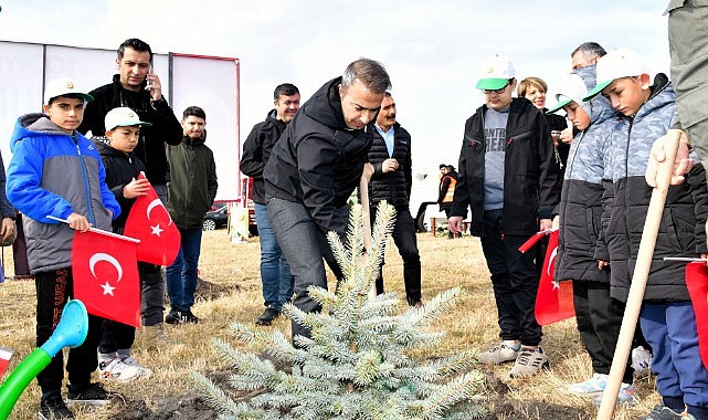 Ardahan'da fidan dikimi gerçekleşti