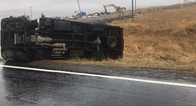 Ardahan’da yağmurla gelen kaza