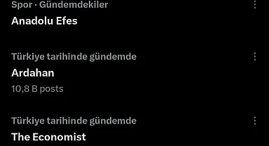 Ardahan Twitter'da gündem oldu