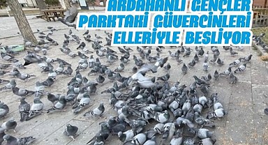 Ardahanlı gençlerin güvercin sevgisi