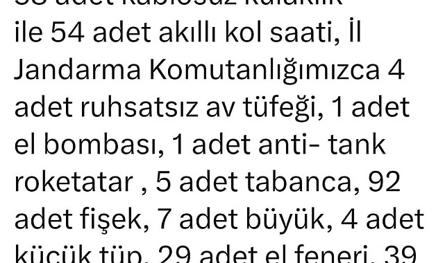 Bingöl'de el bombası ve anti- tank roketatar ele geçirildi