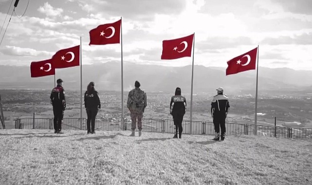 Emniyet Müdürlüğünden Atatürk'e özel video klip