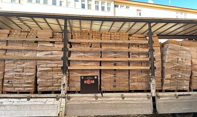 Kaçakçılık operasyonu: 2 milyon TL değerinde malzeme ele geçirildi