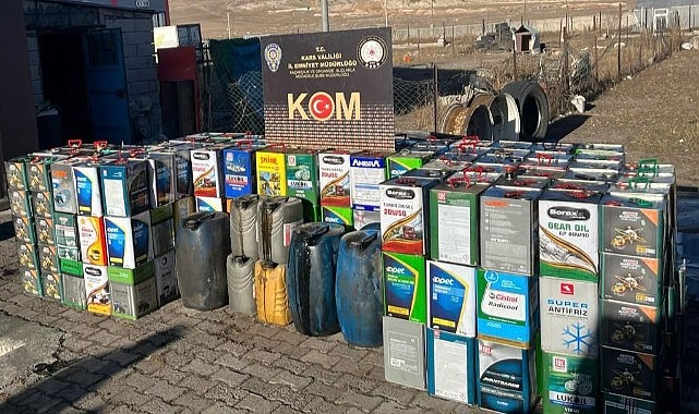 Kars’ta 5 ton kaçak akaryakıt ele geçirildi