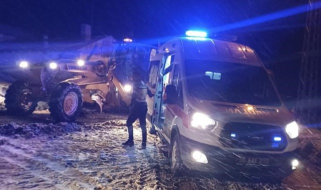 Kars'ta hasta kurtarma operasyonu
