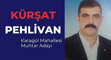 Kürşat Pehlivan: "Karagöl için çalışacağız"
