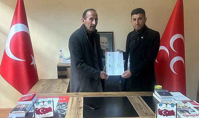 MHP'den İlk başvuru Fariz Taşdemir'den geldi