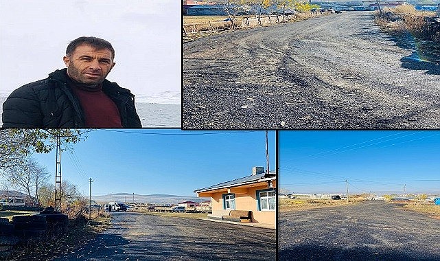 Muhtar Özer'den Vekil Koç'a asfalt teşekkürü