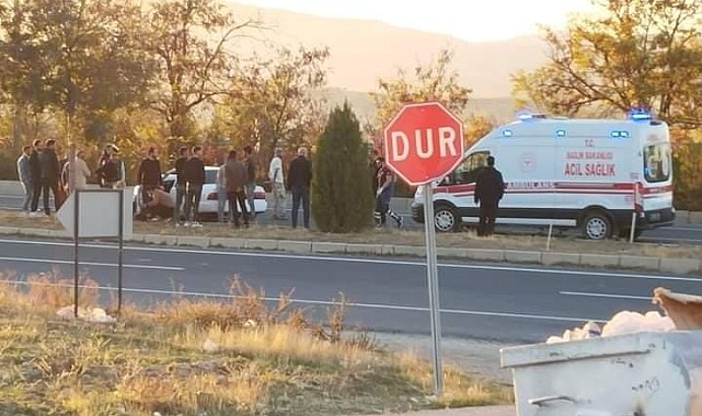 Trafik kazası: 1 yaralı