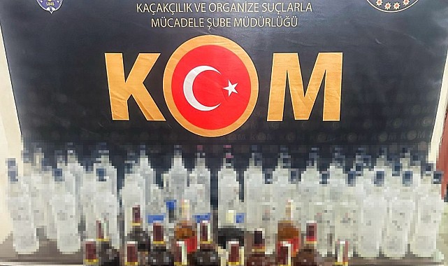 Tunceli'de kaçak içki operasyonu