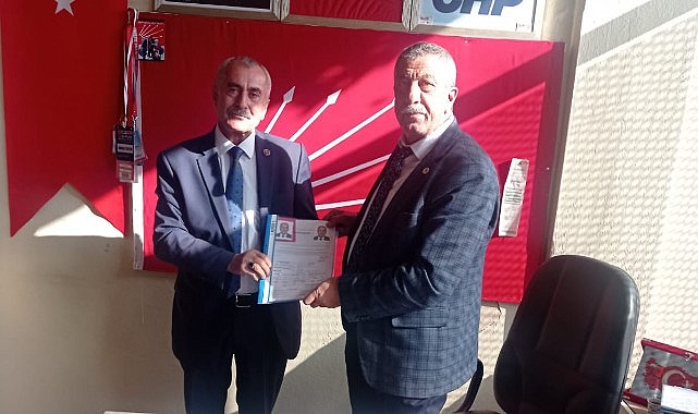 Vahit Atasoy, CHP'den adaylık başvurusunu yaptı