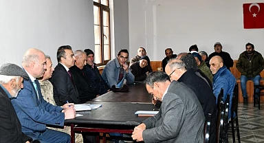 Vali Çiçek, köy ziyaretlerine devam ediyor