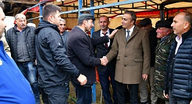 Vali Çiçek, Ölçek köyünü ziyaret etti